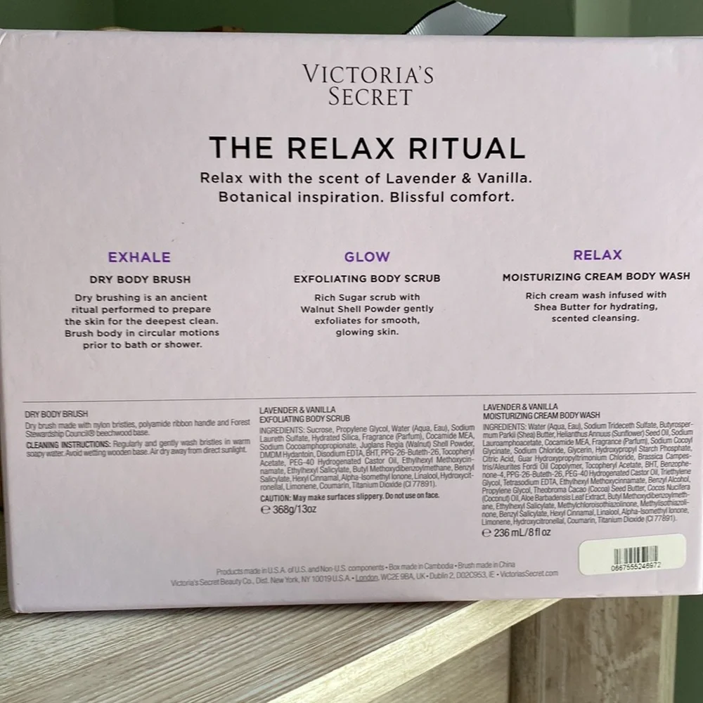 Victoria’s Secret Natural Beauty Body Care Ritual Lavender & Vanilla - Picture 3 of 5